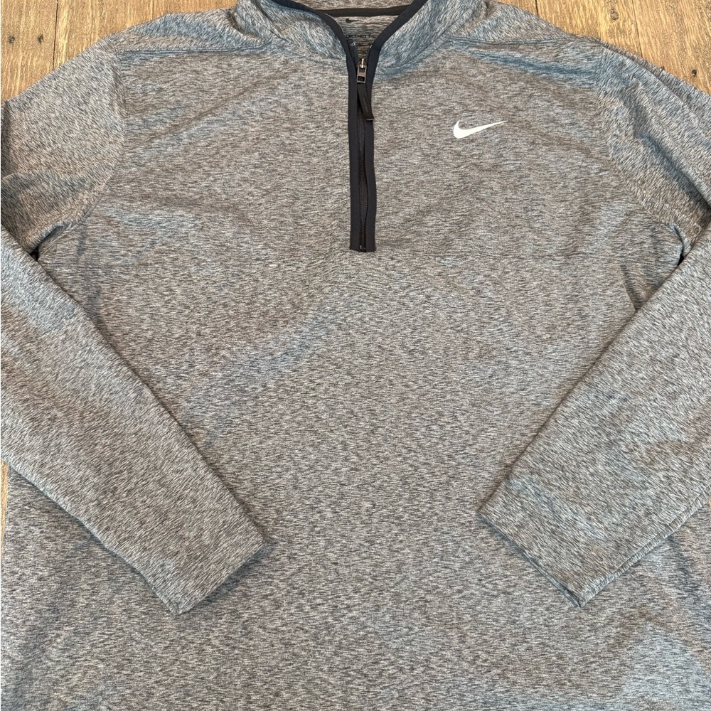 Nike Heather Gray Dri-FIT Top